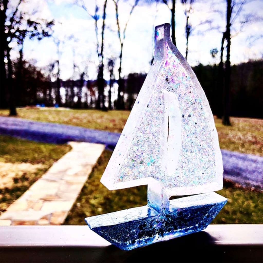 3D Sailboat Night Light Silico - Candle Zero ulasan dan harga