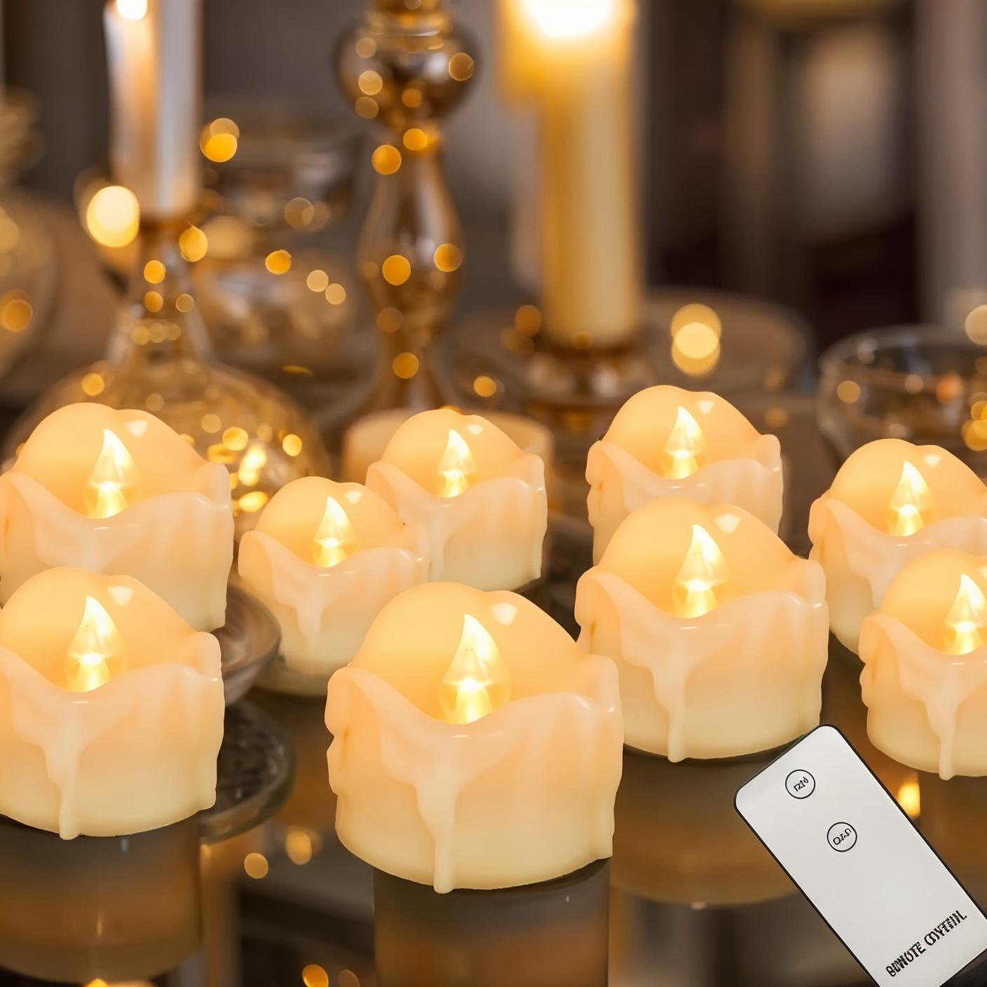 Remote Timer Tea Lights Candle - Candle Zero ulasan dan harga