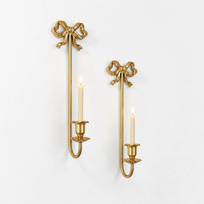 Vintage Iron Bow Wall Candle S - Candle Zero ulasan dan harga