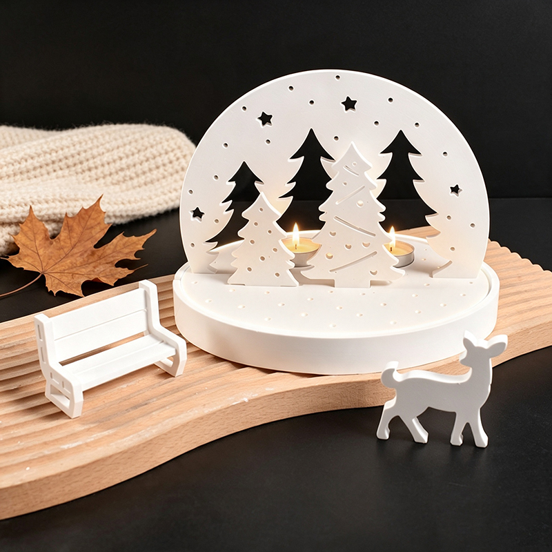 Christmas Elk Tealight Candle  - Candle Supplies Kit ulasan dan harga
