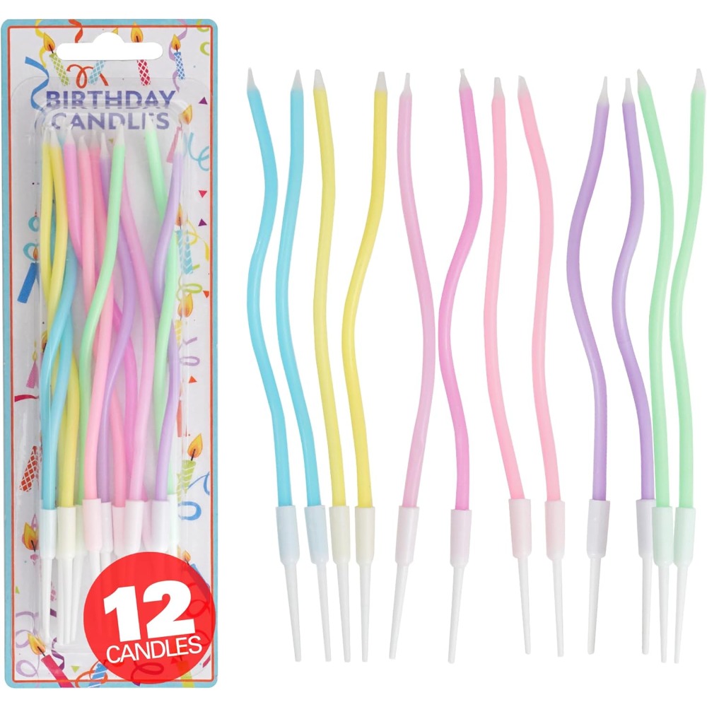 Rainbow Spiral Birthday Cake C - Candle Supplies In ulasan dan harga