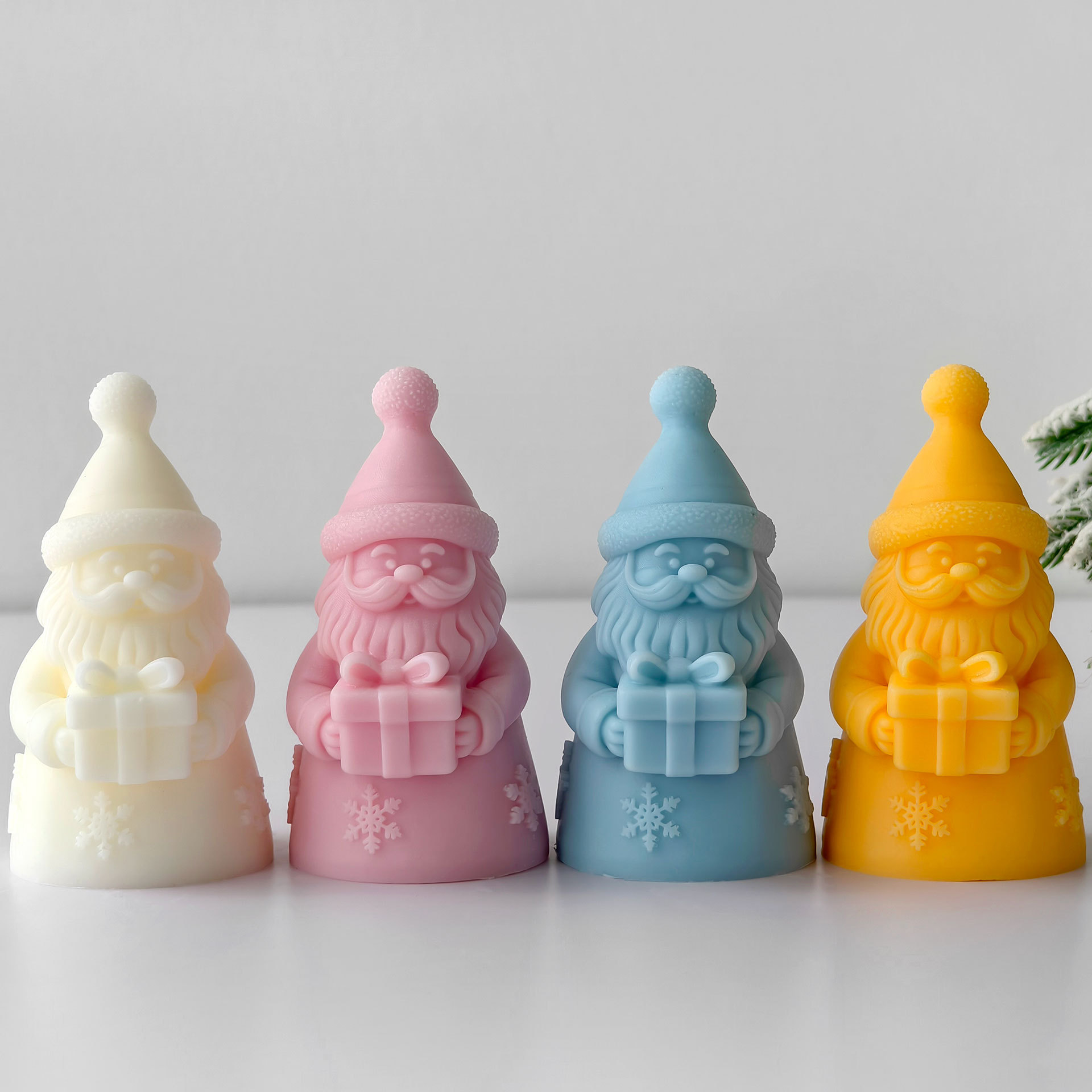 Santa Claus Gift Box Silicone  - Candle Supplies Store ulasan dan harga