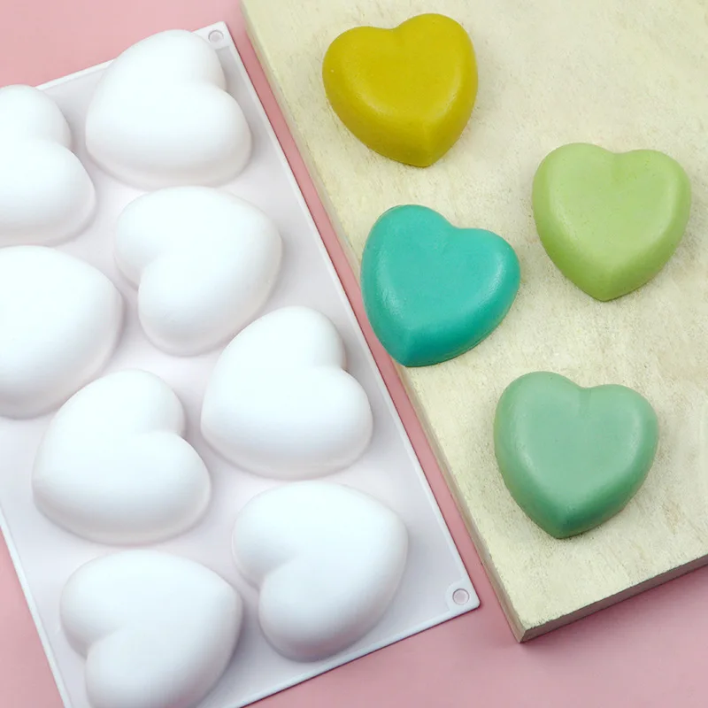 Love Heart Silicone Soap Mold  - Candle Supplies Kit ulasan dan harga