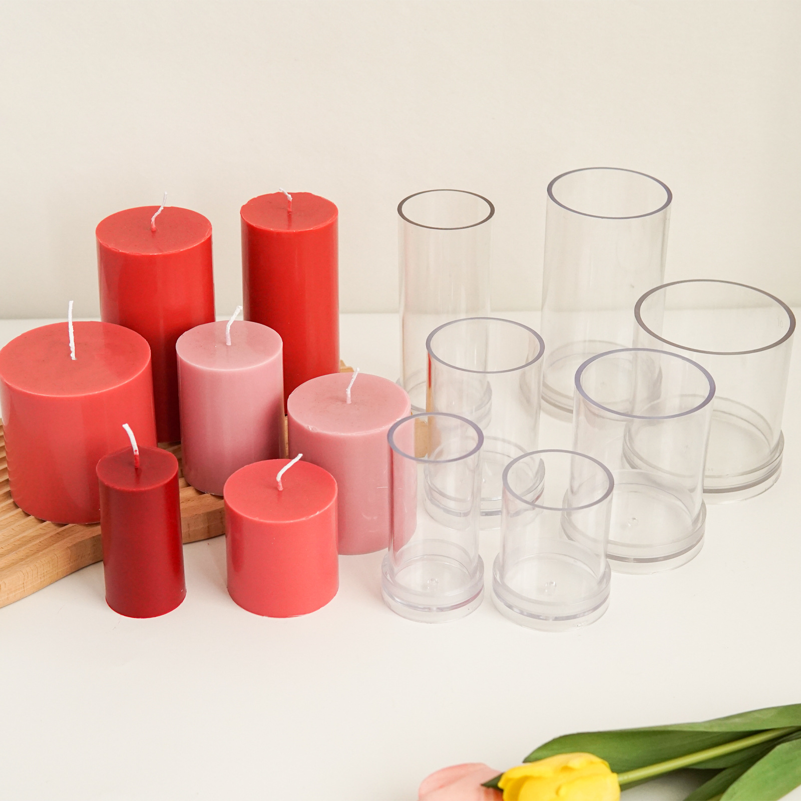 Various 3D Cylindrical Candle  - Candle Supplies Kit ulasan dan harga