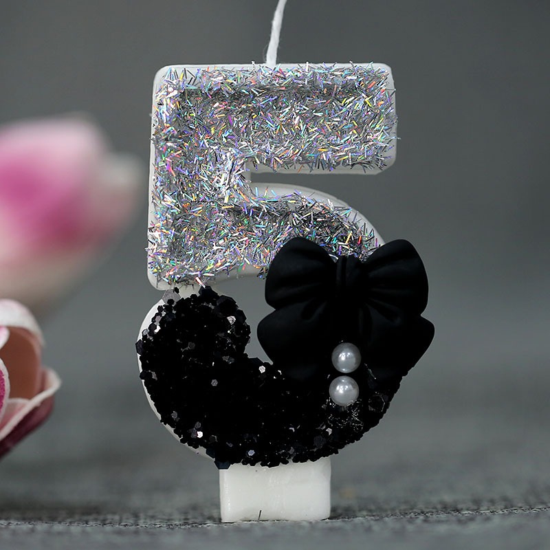 Midnight Bow & Pearl 0-9 Numbe - Candle Supplies In ulasan dan harga