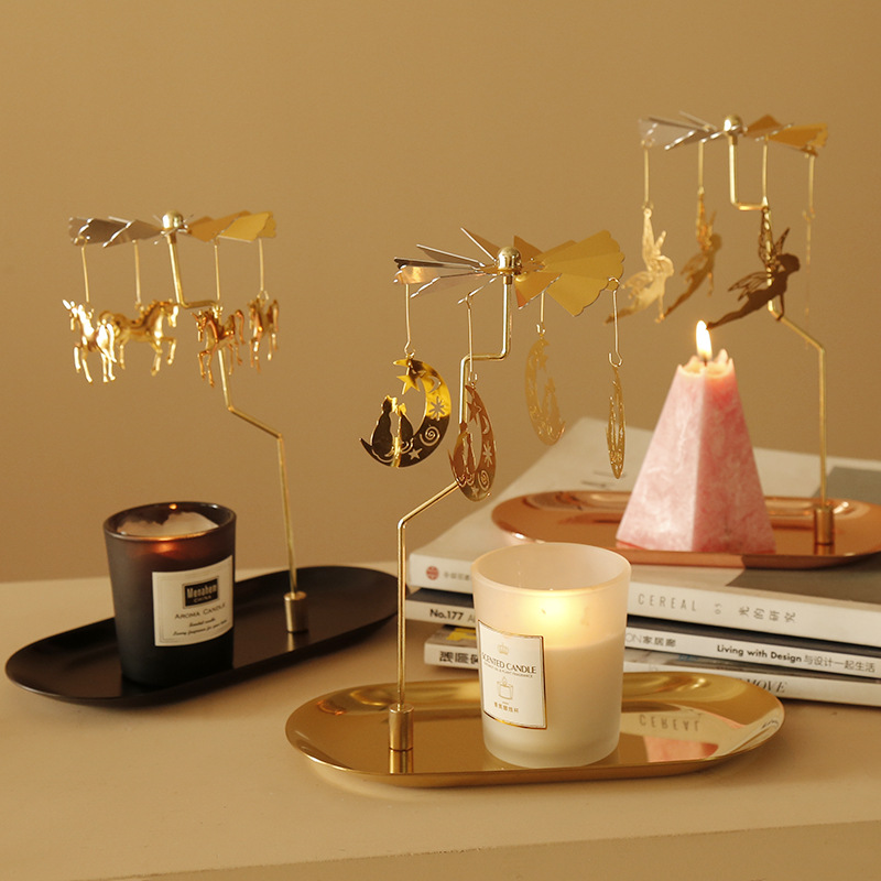 Rotating Candlestick Tray Scen - Candle Zero ulasan dan harga