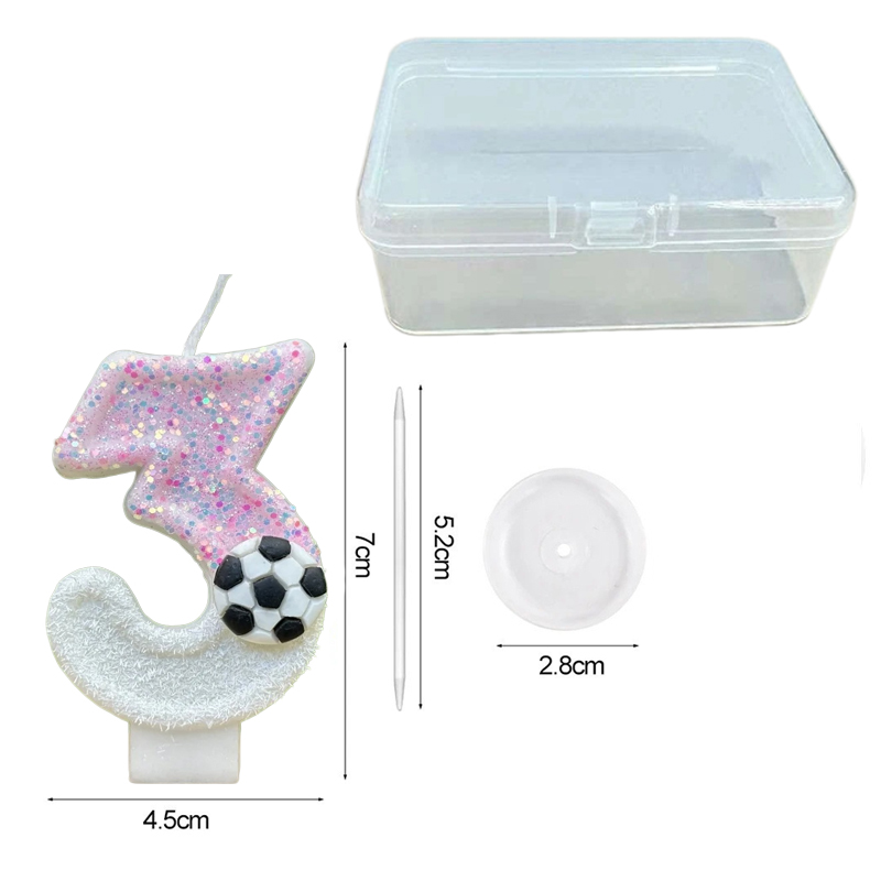 Pink White Sequins Sports Foot - Candle Supplies In ulasan dan harga
