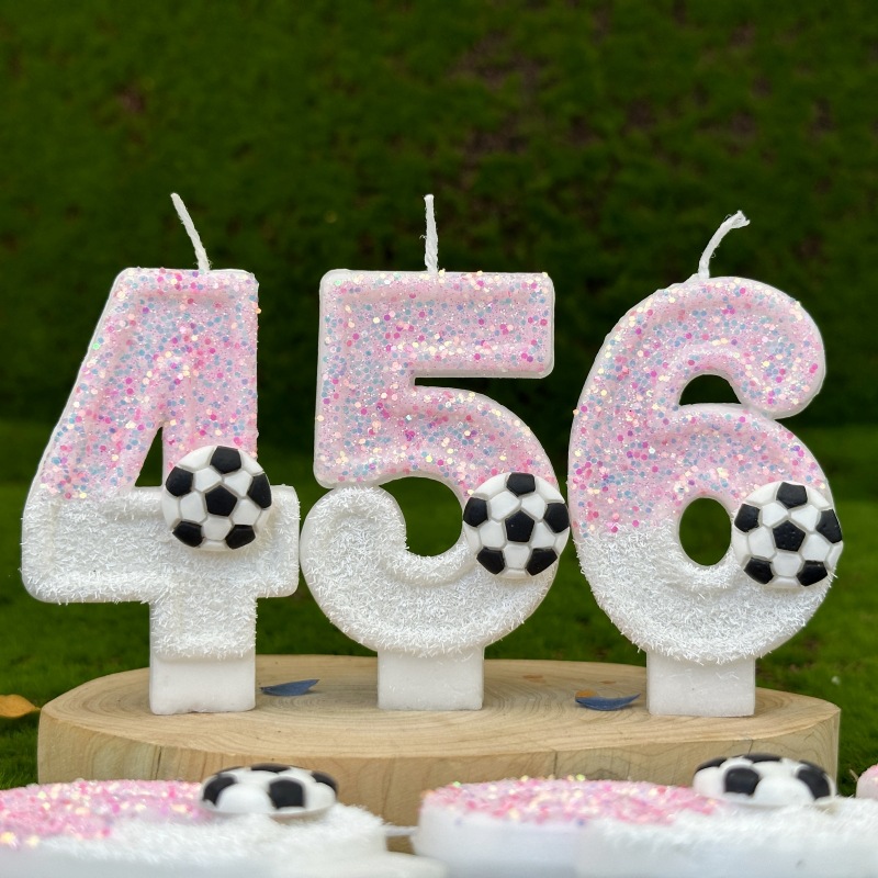 Pink White Sequins Sports Foot - Candle Supplies In ulasan dan harga