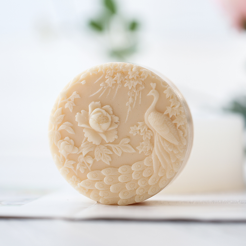 Peacock Flower Pattern Silicon - Candle Supplies Store ulasan dan harga