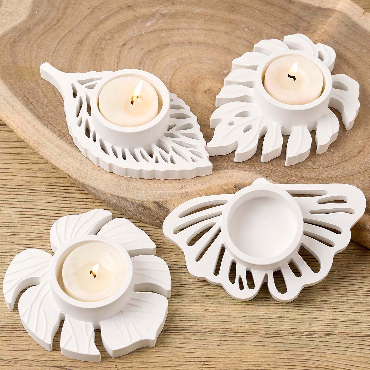 Leaves Candlestick Silicone Mo - Candle Zero ulasan dan harga